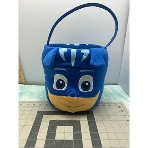 PJ Masks Catboy Plush Easter Basket Blue Quilted Superhero Egg Hunt Tote Pail